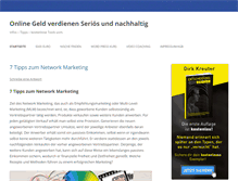 Tablet Screenshot of online-geld-verdienen24.com